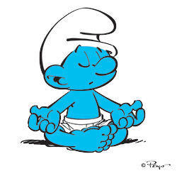 Image result for smurf yoga